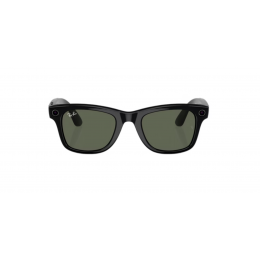 Умные очки Ray-Ban Meta* WayFarer (RW4006) Shiny Black/G15 Green 50мм(М), gen 1